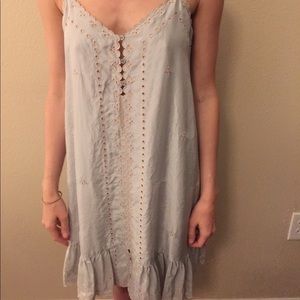 Badydoll silver & pink dress